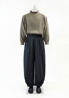 curpo ribbed pullover, khaki - Image 2