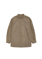 cupro shirt, khaki - Image 1