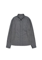 floral basic shirt, grey - Image 1