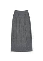 floral pencil skirt, grey - Image 1