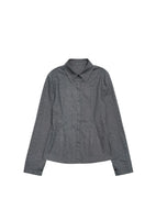 floral slim shirt, grey - Image 1