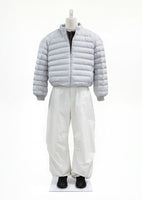 goose down reversible jumper, grey - Image 2