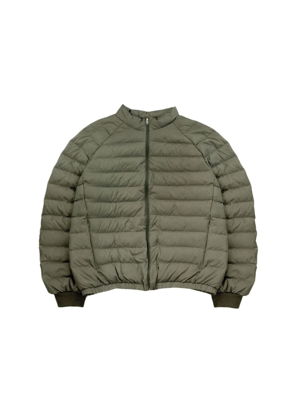 goose down reversible jumper, khaki