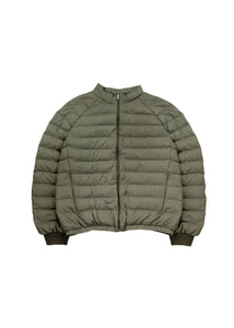 goose down reversible jumper, khaki