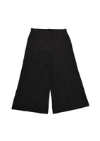 hairy culotte pants, black - Image 1