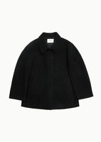 hourglass half coat, black - Image 1