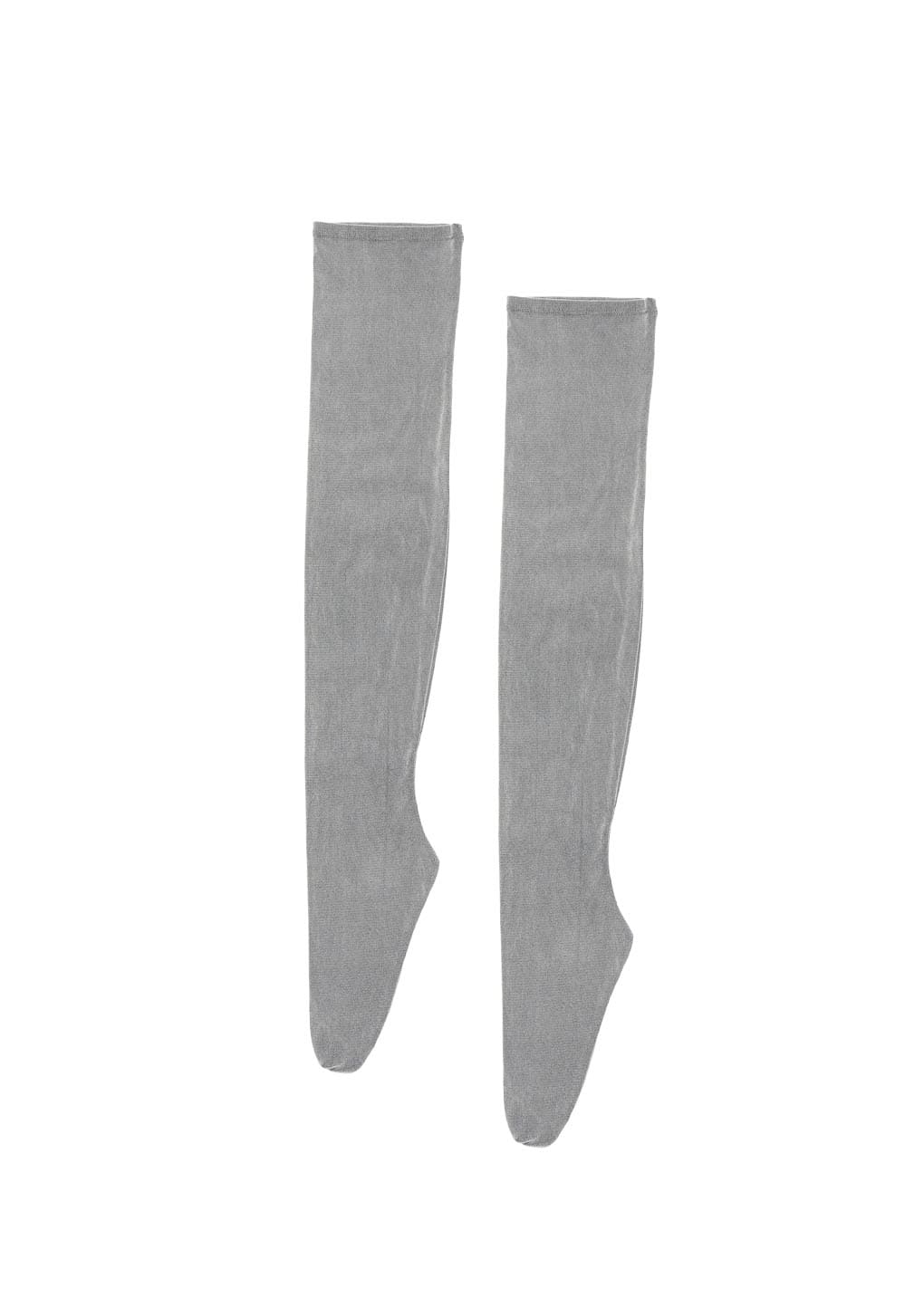 knee socks, grey