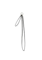 leather keychain, black - Image 1