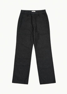 men's colored straight fit denim, black