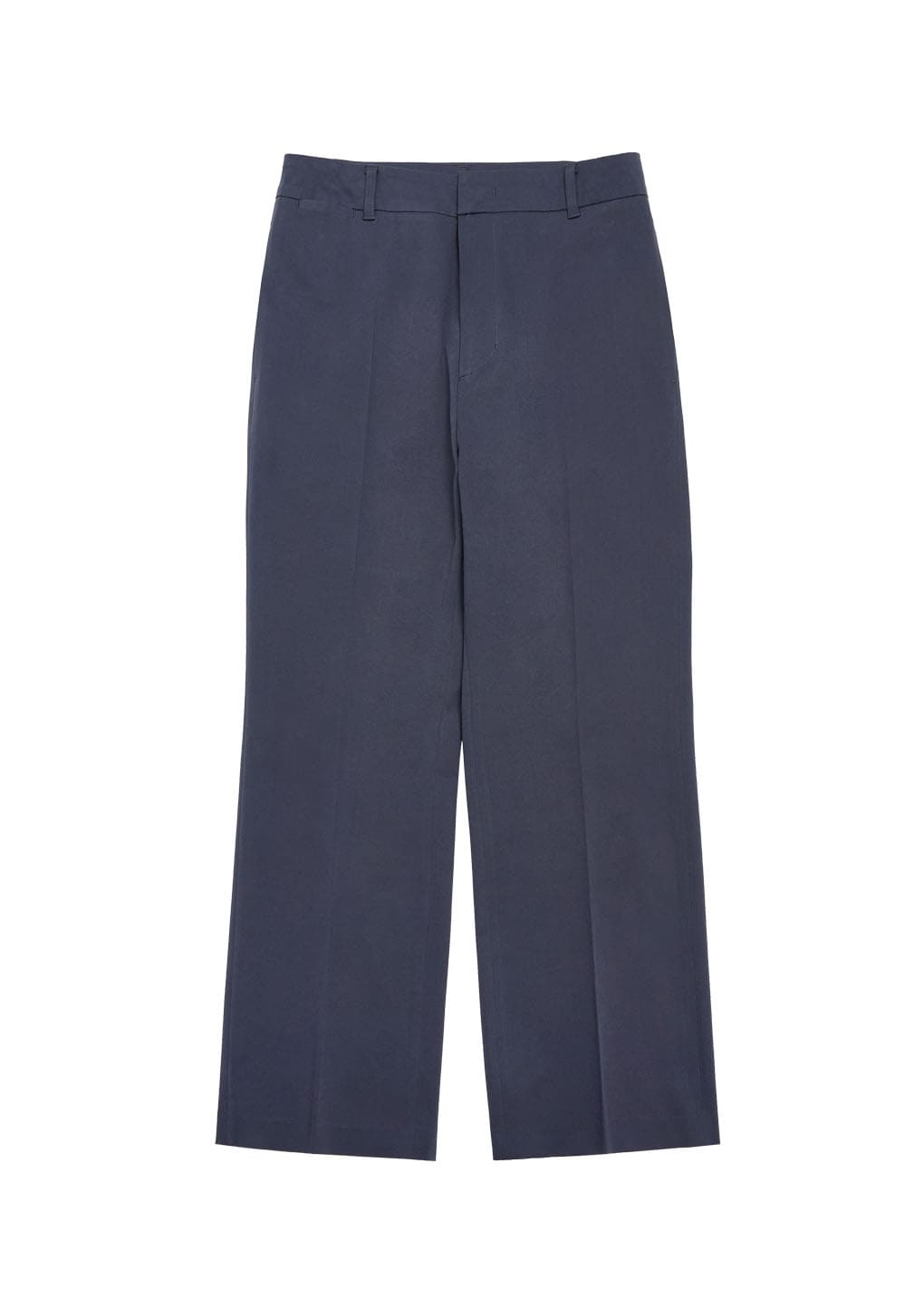 men's cotton flared pants, blue