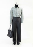 men's lambskin slip on loafer, black - Image 5