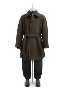 men's raglan coat, brown hover