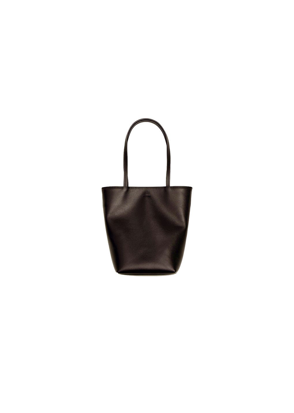 mini tote bag, dark brown