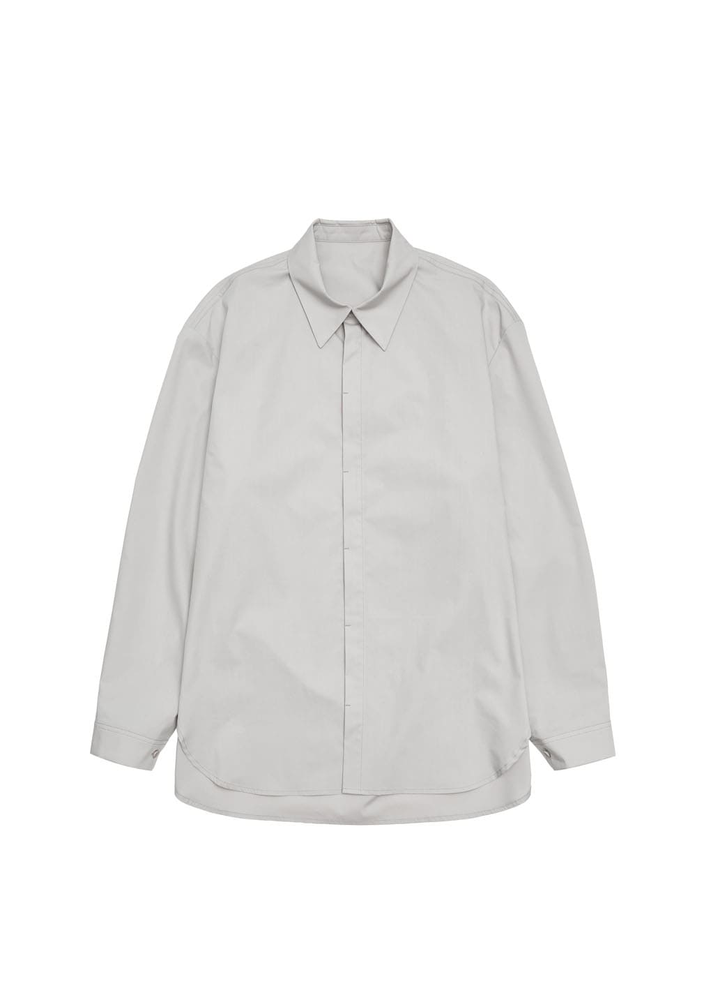 oversized shirt, light grey