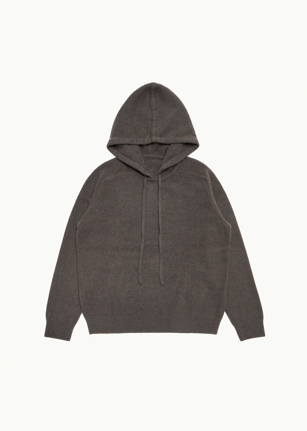 racoon hoodie knit, brown