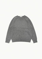 racoon v-neck knit, grey - Image 1