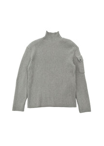 ribbed velvet knit top, beige