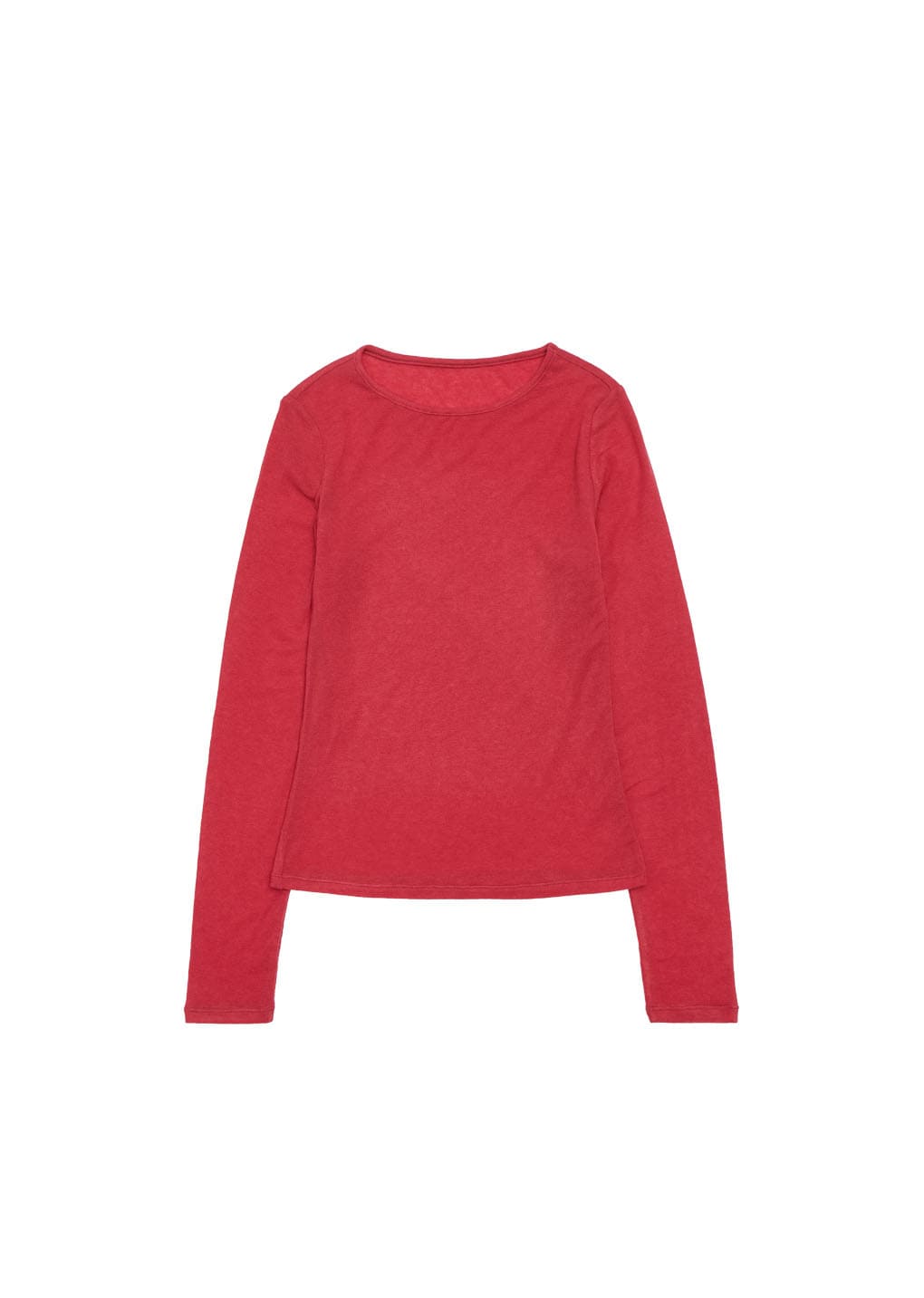 round t-shirt, red