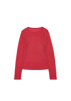 round t-shirt, red - Image 1