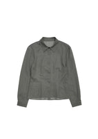 sheer cotton shirt, grey - Image 1