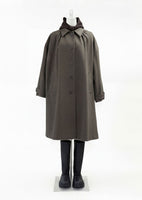 shirring coat, khaki - Image 2