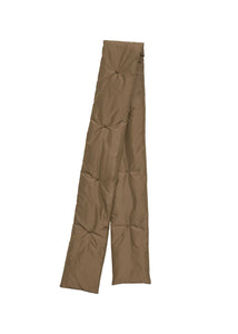 silk taffeta belt scarf, khaki