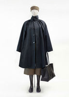 silk taffeta dress, khaki - Image 2