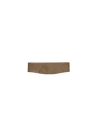 silk taffeta head band, khaki - Image 1