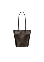 small tote bag, dark brown - Image 1