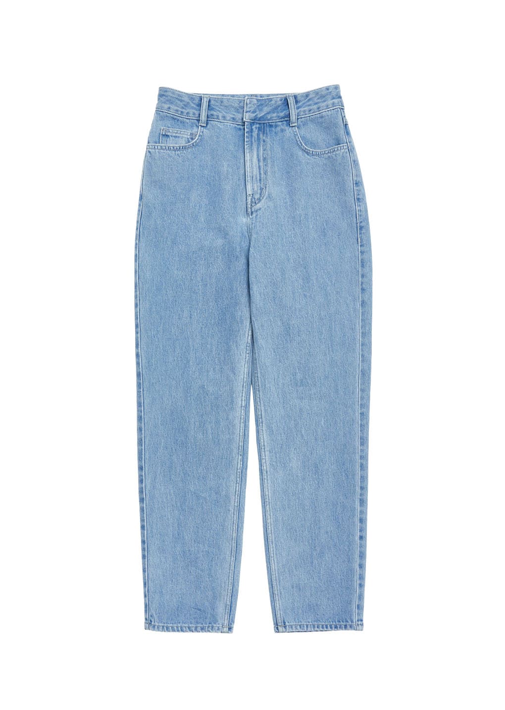 straight crop denim, light blue