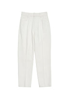 straight crop denim, white - Image 1