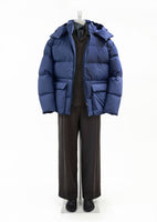 tapered wool pants, brown - Image 4