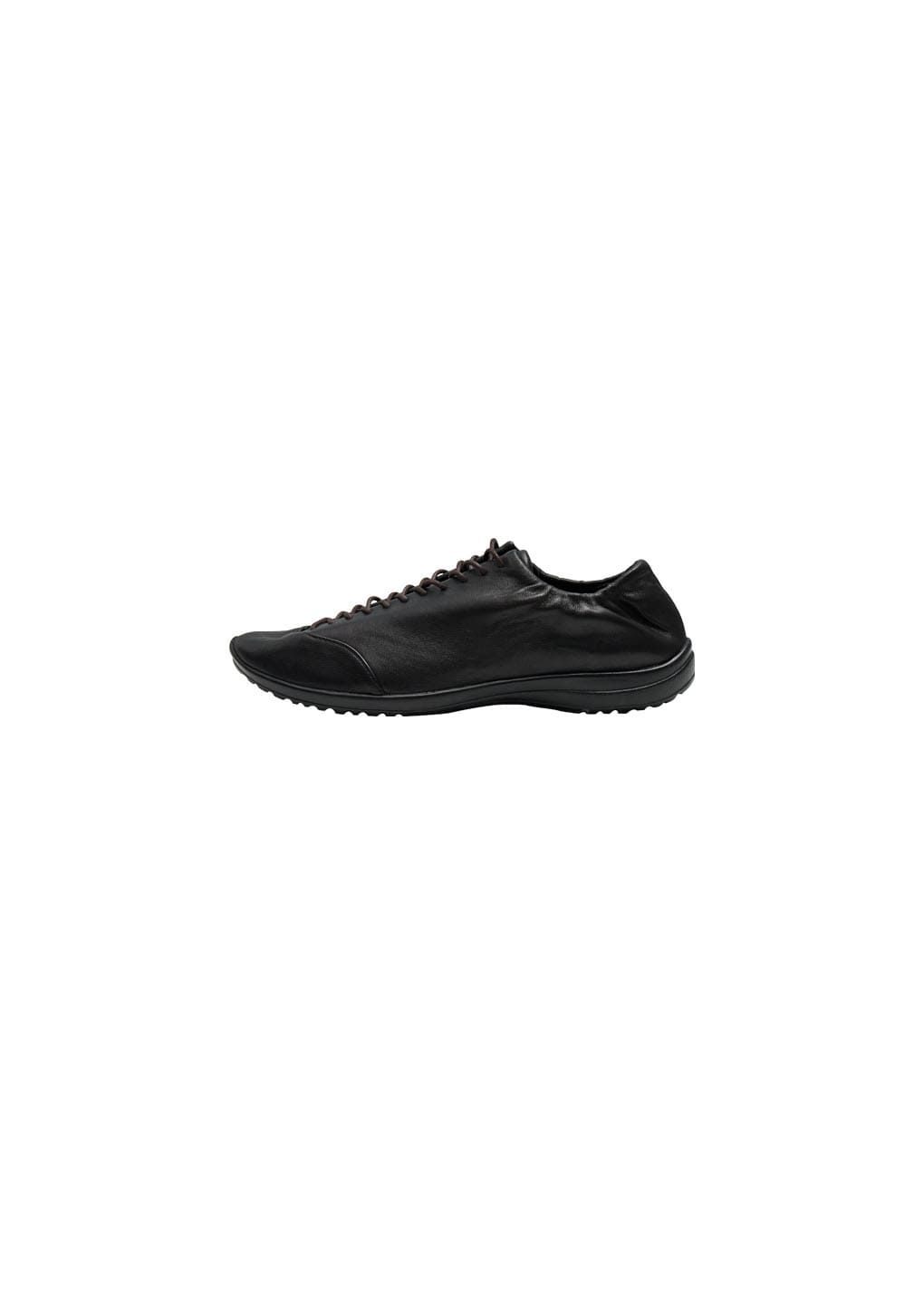 vibram lace-up sneakers, black
