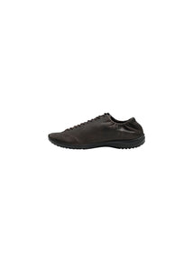 vibram lace-up sneakers, dark brown