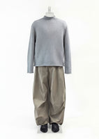 wool rollneck sweater, grey - Image 2
