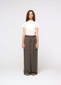 women's pleats raglan top, white hover