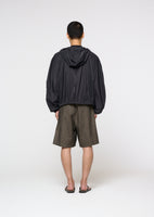 nylon raglan hooded jumper, charcoal - Image 4