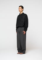 linen pullover, black - Image 3