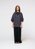 linen pocket jacket, blue - Image 6