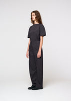 curved pants, charcoal - Image 3