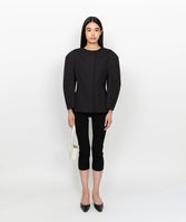 wool v-neck knit, red - Image 1